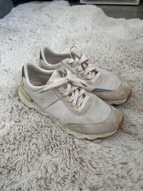 Sorel Women’s Beige Cream Mesh & Suede Sneakers